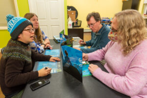 Reimi leading SONAR FAMILY for Sandy, Chris and Anna